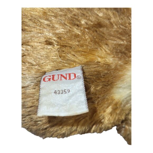 Gund Teddy Bear Plush Bow Stuffed Animal Multi Color Brown 43359 14" - Picture 6 of 8